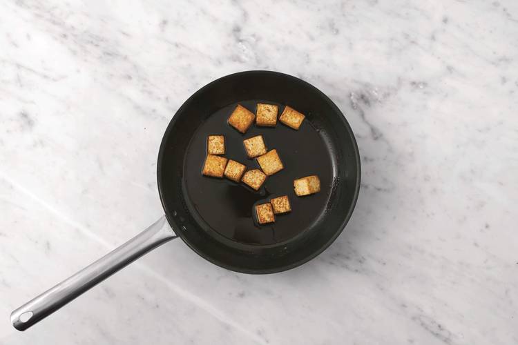 Cook the tofu