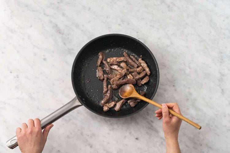 Cook the beef