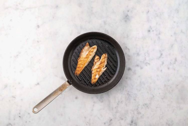 Grill the barramundi