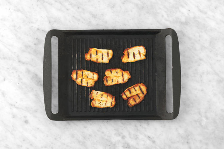 Grill the haloumi