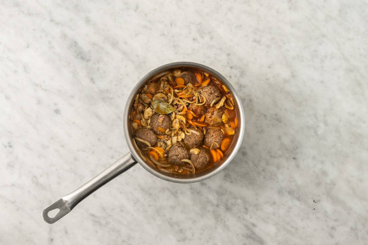 Cook the veggies & bacon