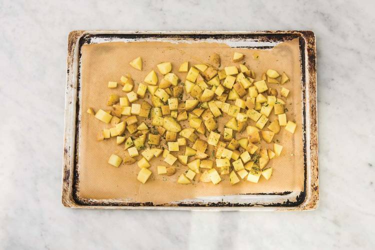 Roast the potato