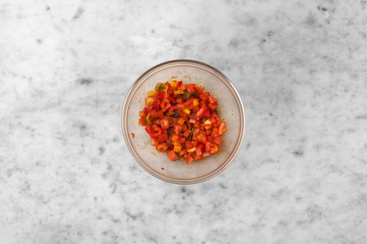 Salat zubereiten
