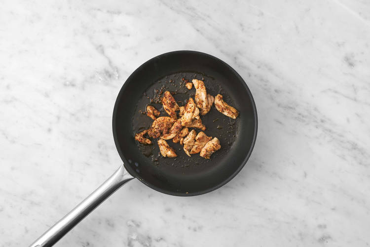 Fry the chicken