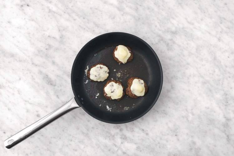 Cook the beef patties