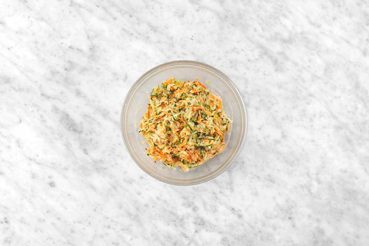 Make the fritter mixture