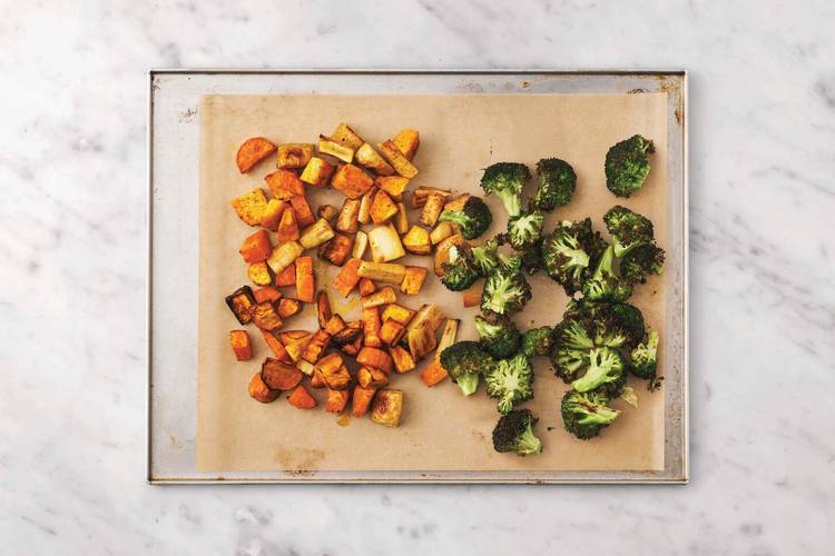 Roast the veggies