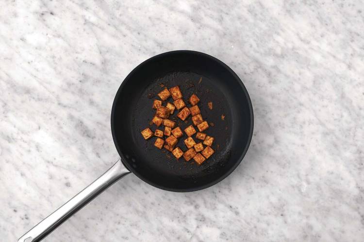 Cook the tofu
