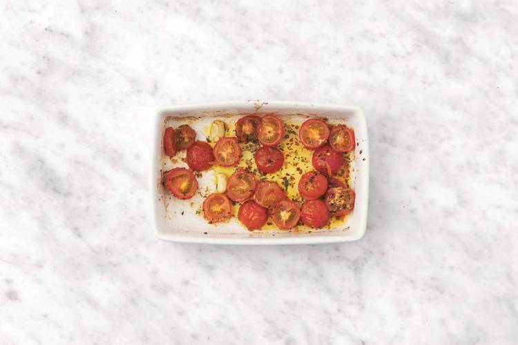 Confit the tomatoes