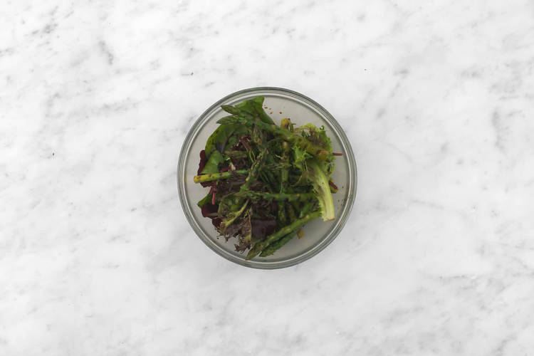 Toss the salad & potatoes