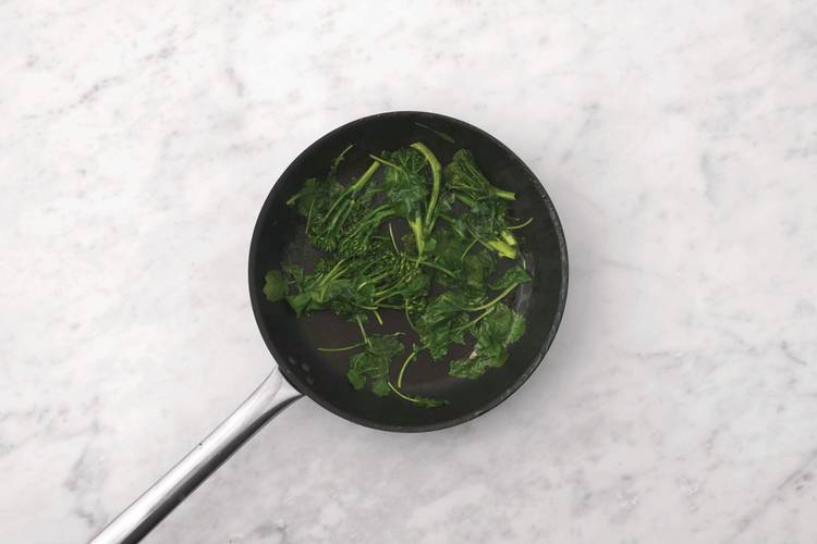 Cook the greens