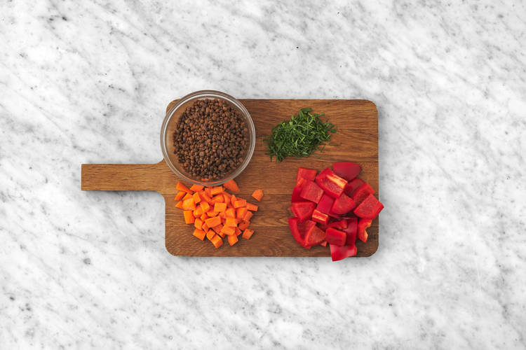 Förbered grönsaker