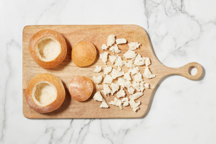 Prep the Bread Bowls