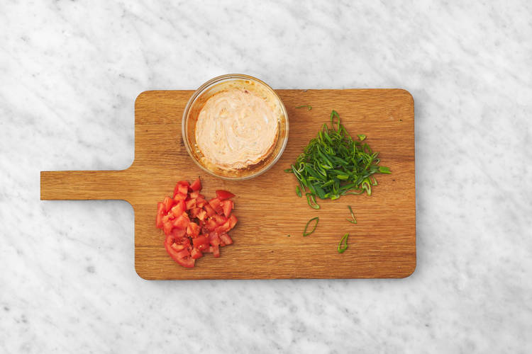 Prep and cook chicken