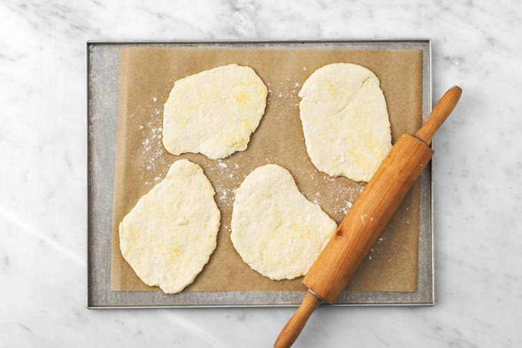 Abaisser les pains plats