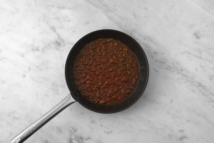 Cook the beef & bacon