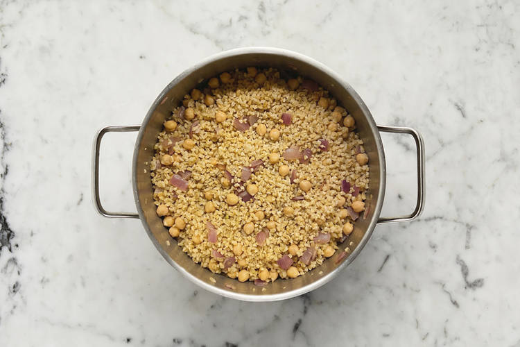 Cook bulgur