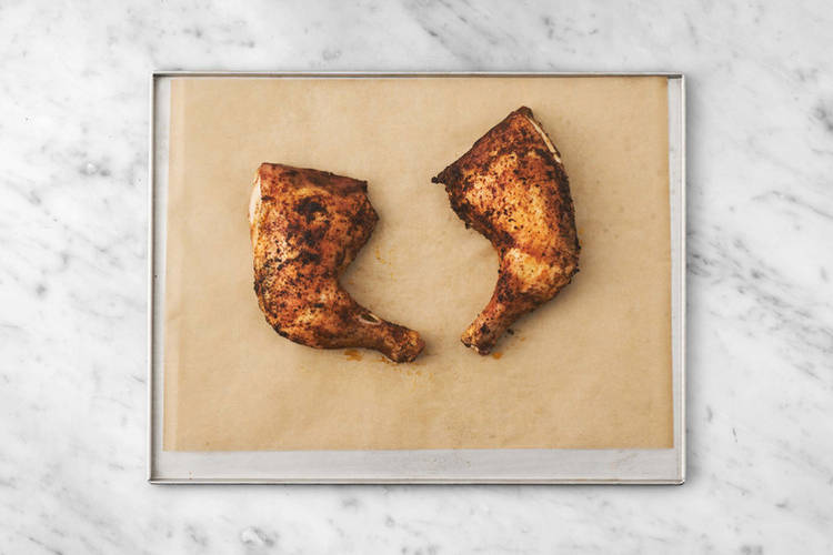 Le poulet entre en scène