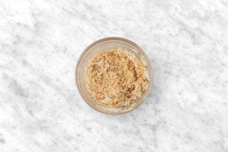 Dale temperatura al arroz