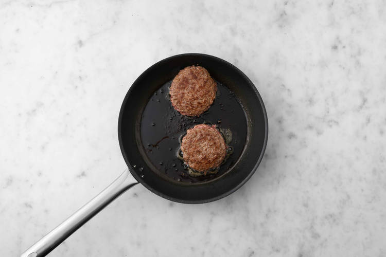 Hamburguesas al fuego