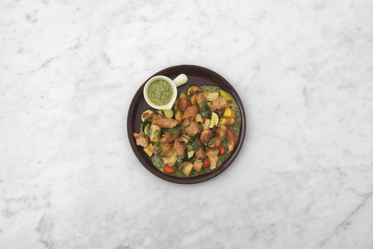 Añade la heura y emplata