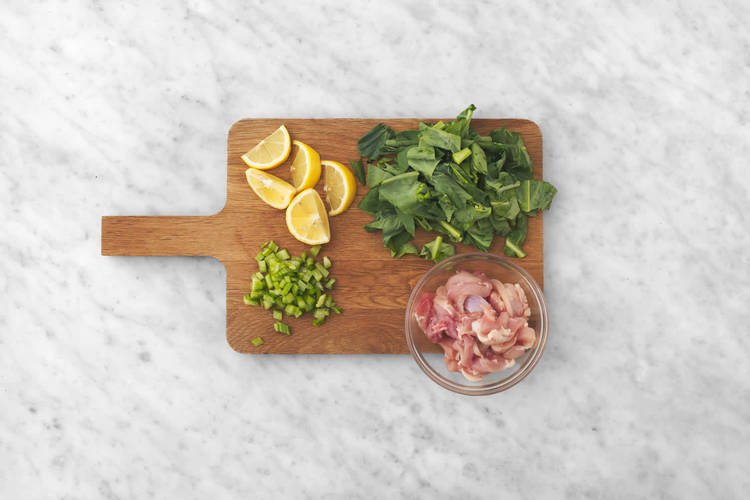 Get prepped & cook the wontons