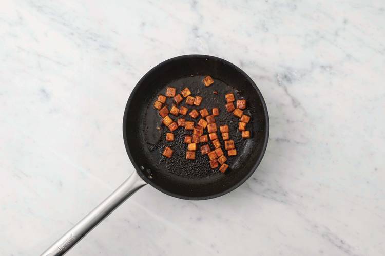 Cook the tofu