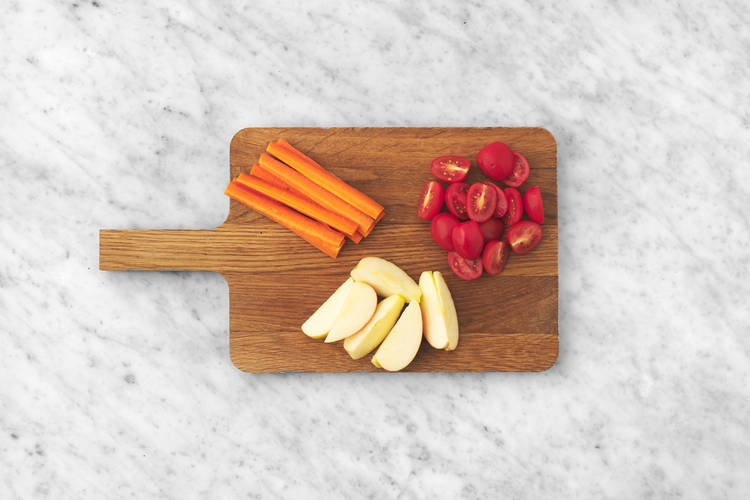 Prep the veggies and fruit