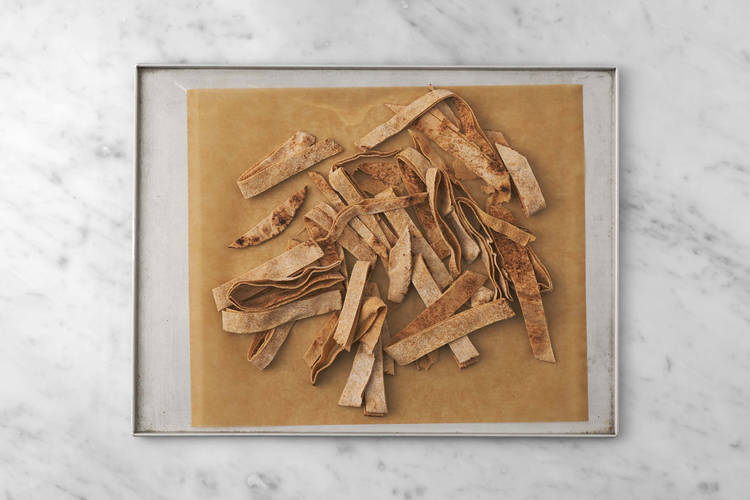 Prepare the flatbread