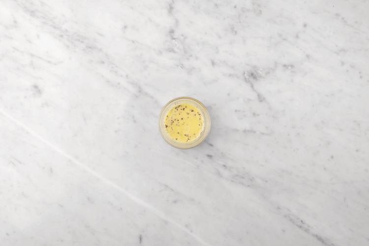 Make the peppercorn hollandaise