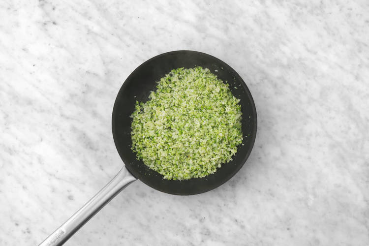 Cook the cauli-broccoli rice