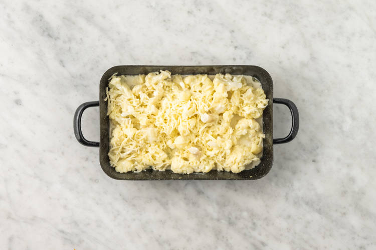 Make the cauliflower cheese
