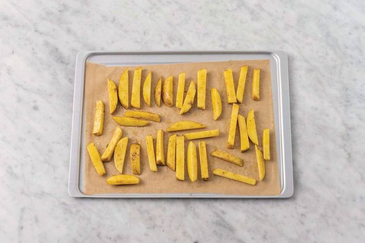 Bake the fries