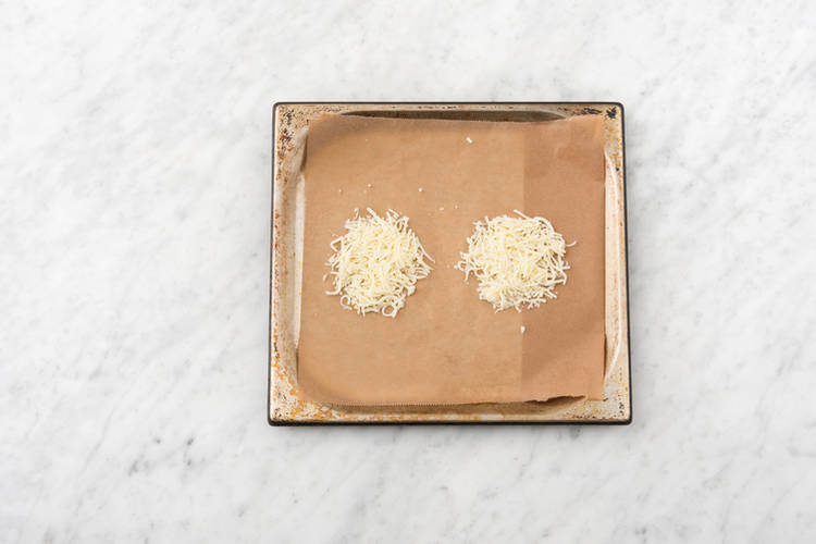 Make the cheddar crisps