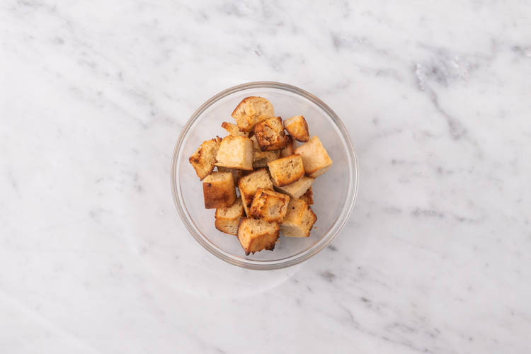 Make the croutons