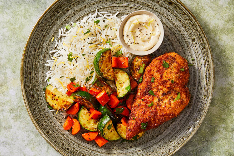 Paner et poêler le poulet (under step 3)