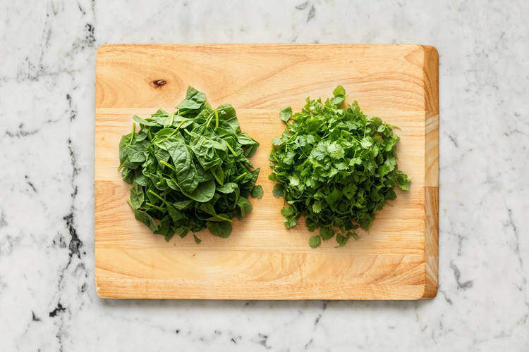 Cook chicken and finish prep