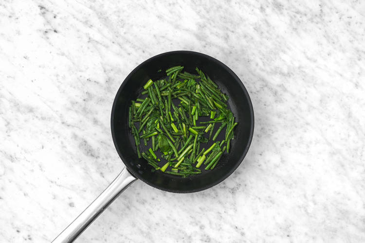 Cook the tofu & the coconut sauce