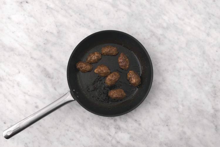 Cook the rissoles