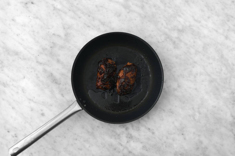 Cook the duck breast