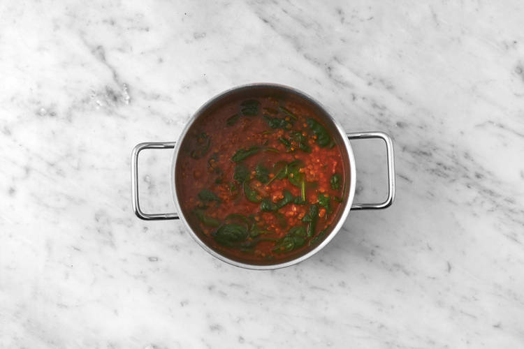 Les épinards s'invitent