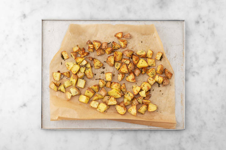 Kartoffeln rösten