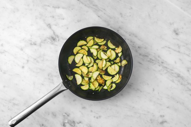 Cuire les courgettes