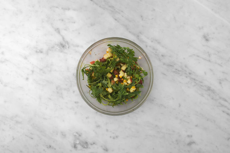 Prepara la ensalada