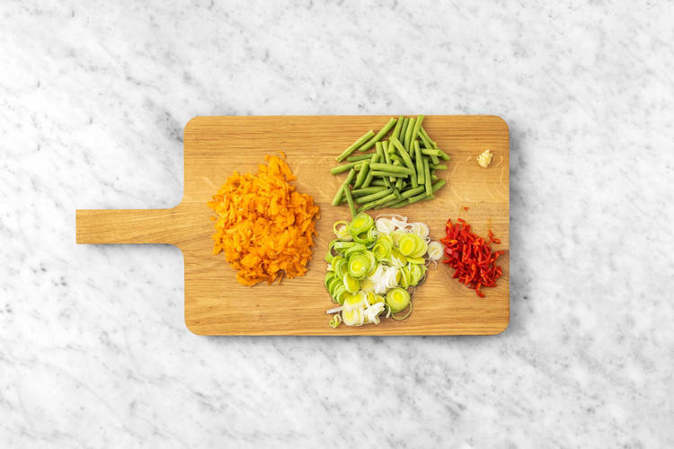 Förbered grönsaker