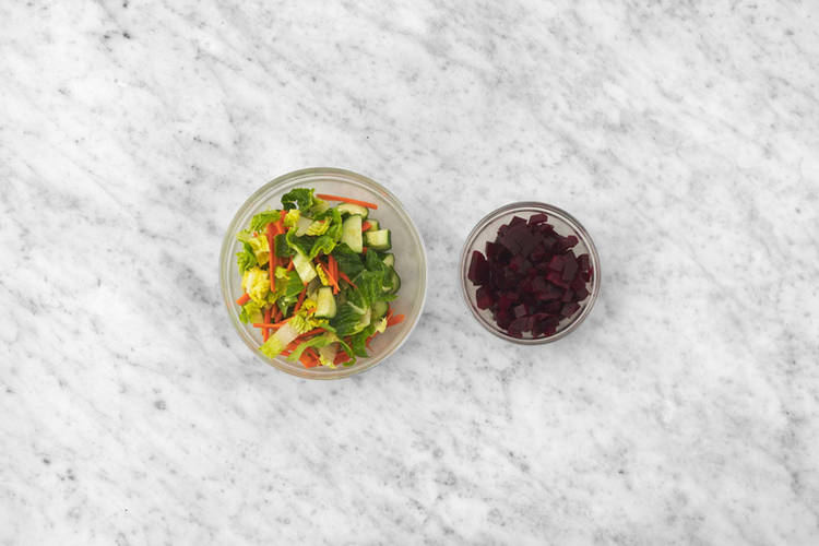 Förbered grönsaker