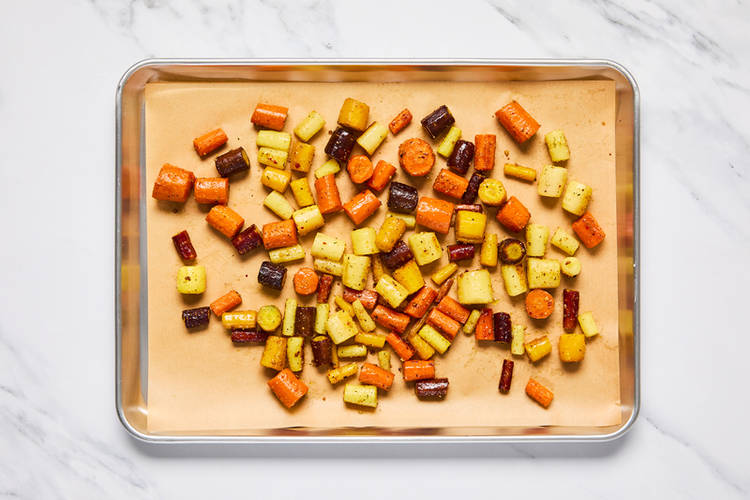 Prep and roast carrots