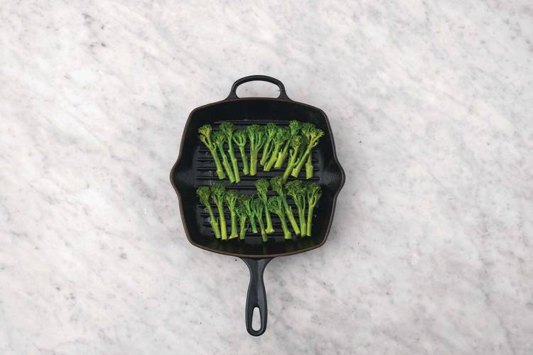 Cook the baby broccoli