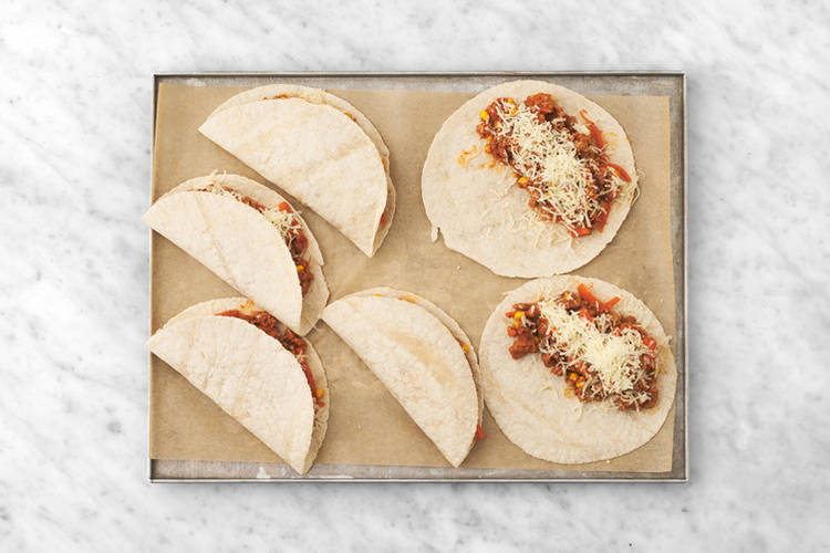 Make the quesadillas 