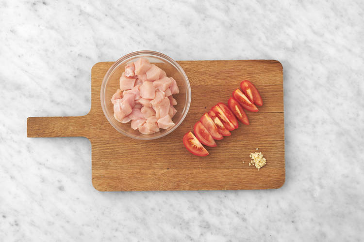 Prep & cook the chicken